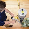When it comes to collecting dust from sanding, the closer to the source of the dust, the better.