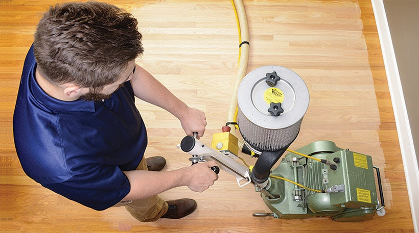 Floor sander best sale with dust extraction