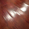 My immediate thought when I saw this floor was a roof or plumbing leak, but that wasn't the case in this home.