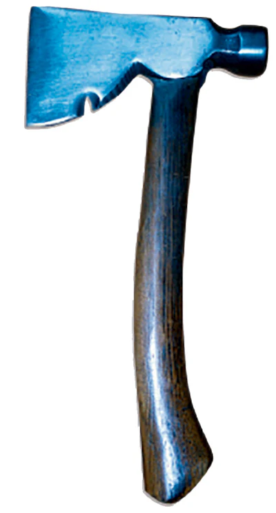 This hatchet belonged to wood floor pro Louis Armstrong, who used it to install flooring during his Memphis-area contracting career, which started in 1941. It was a common tool for manual floor installations at the time.