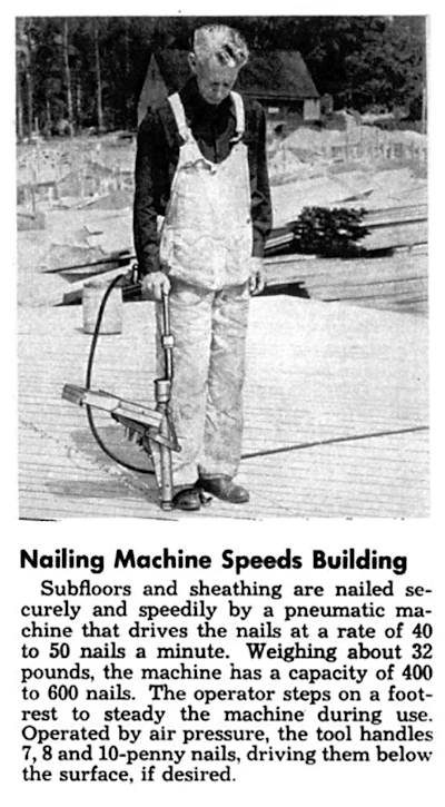 7 R 1220 Wfb Dj21 Feature Nailing Pop Mechanics 1950 Med