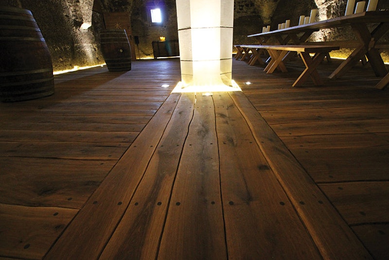 14th-Century German Castle Rocks a Live-Edge Oak Floor | Wood Floor ...