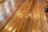 Brain Kelley of Troy, Texas-based Kelley’s Wood Floors shared images of a water-damaged antique heart pine floor, a victim of frozen pipes in a home impacted by the blizzard.