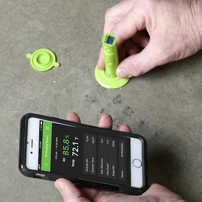 If installing a wood floor over concrete, make sure you also evaluate the moisture condition of the slab by conducting an in situ relative humidity test.