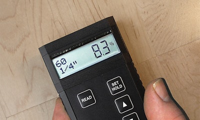 Moisture-testing solid flooring is fairly straightforward, but engineered and bamboo flooring may require a little more analysis for accurate results.