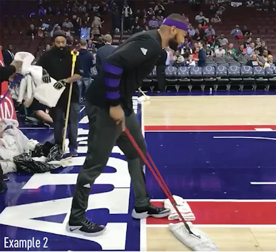 When there is excess moisture on the floor, it doesn't necessarily come from below. That was the situation before the Nov. 30, 2016, NBA game between the Sacramento Kings and Philadelphia 76ers that was canceled (and even Kings star DeMarcus Cousins attempted to dry the court).