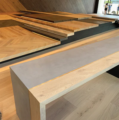 The finished counter.