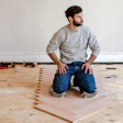 In recent years I've been able to steer my business into high-end projects. This is a herringbone we installed in our designer's personal home.