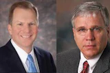 Brian Carson (left) and Don Finkell