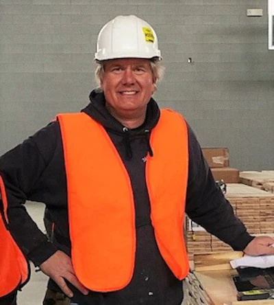 Wood floor pro Paul Nelson.