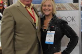 Roy Reichow and his wife and business partner, Michelle Reichow, at Surfaces in 2016.