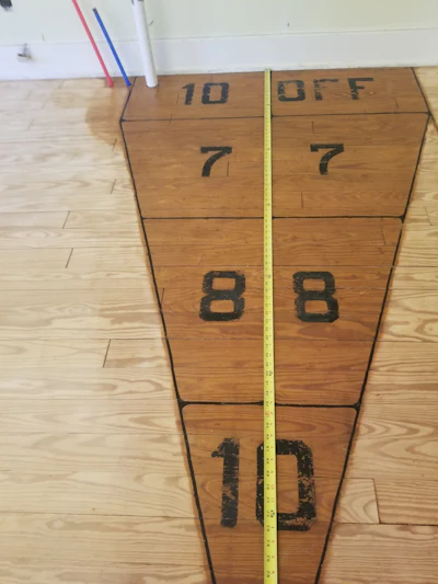 10 20 Shuffleboard Measure