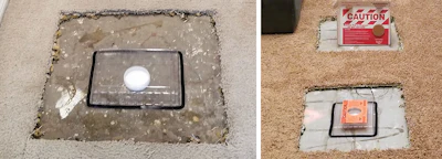 Calcium chloride tests measure the moisture vapor emitted from a concrete slab in pounds. (Photo courtesy of Angelo DeSanto)