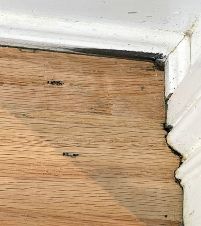 Will this crud in the corner and on the trim cost you a final payment?