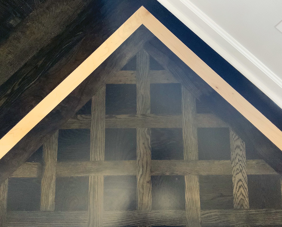 Foyer a ‘Foyay’ After Pro's Creative WaterPop Wood Floor