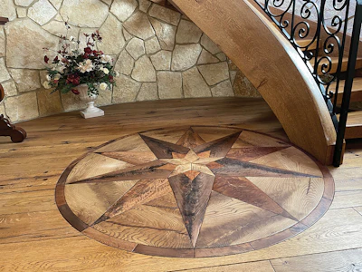 1 N 1221 Wfb Dj22 End Grain Resid Legendary Entry1 Medallion Stairs Img 0745 Lg