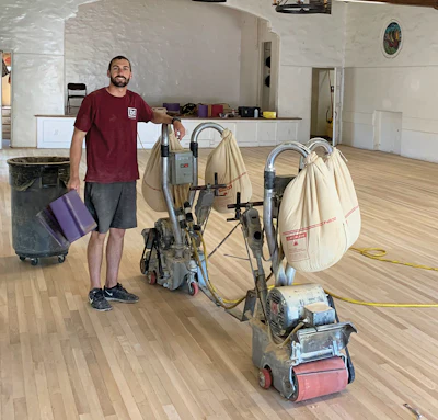 Kevin Clough's son, Cody, a fourth-generation pro, has also worked with the machines.