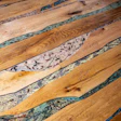 With “rivers” of end grain dyed to resemble stones, this floor was unique even for a boundary-breaker like John DiPonzio.
