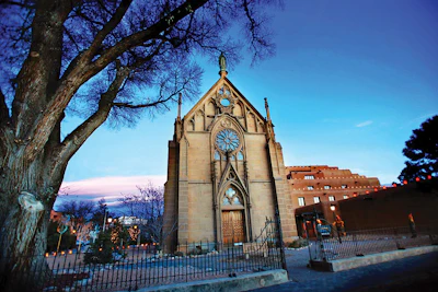 Iii 213 Hf Loretto Chapel Miraculous Staircase Exterior Lg