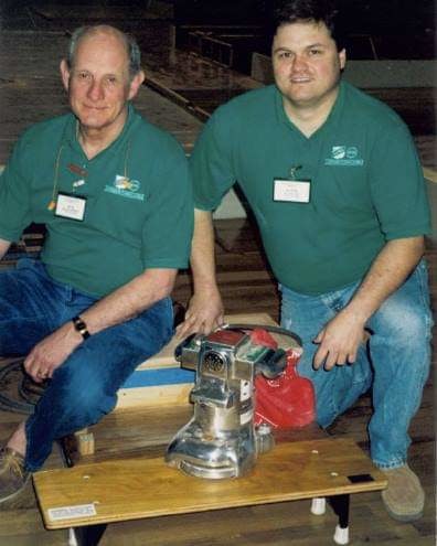 One of my mentors and a dear friend in the industry, Dick Hammond. Here we are teaching together at the old NOFMA School in Memphis in the late '90s.