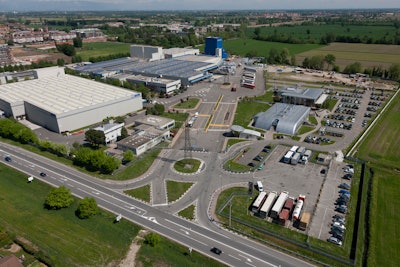 One of MAPEI's current plants in Mediglia, Italy.