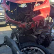 My bike after the accident that almost took my life last November.