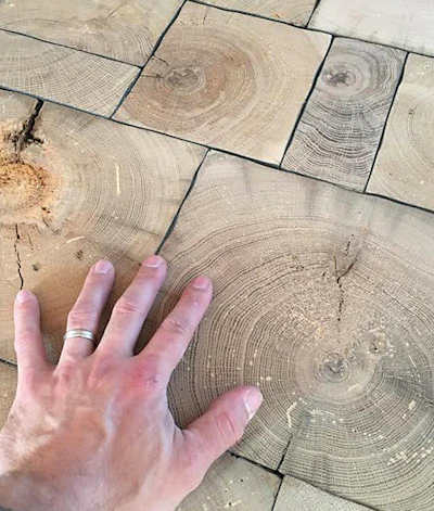 7 G 1018 Wfb On18 Wdwrks Oak End Grain Lg