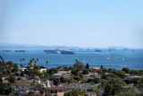 A backlog of container ships seen at the Port of Los Angeles in July 2021.