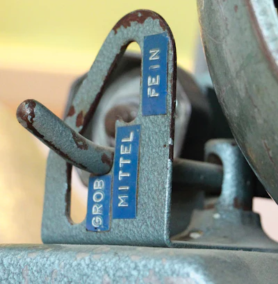 The machine had three settings for drum pressure.