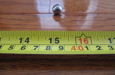 Magnets were used to determine fastener spacing from above.