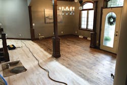 In our part of the country, staining maple floors is a typical part of the business, but it has to be done carefully.