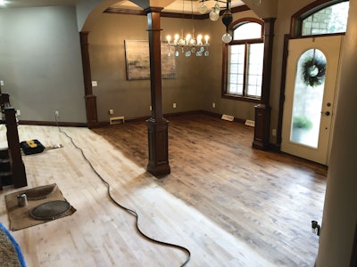 In our part of the country, staining maple floors is a typical part of the business, but it has to be done carefully.