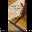 Peeling Off 30 Years Gym Finish