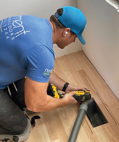After using this new DeWalt oscillating tool for everything from cutting jambs to vents, everyone in my company is stealing it from each other, and it looks like I’m going to have to buy one for every van.