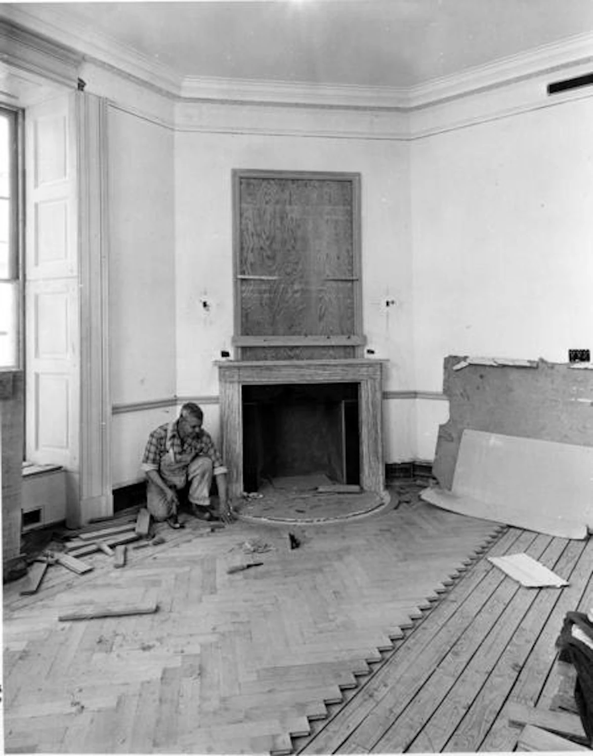 Vintage Moments: Harry's Herringbone in the White House | Wood