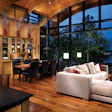 From the comfort of the indoors, Ray Jones is able to keep a journal of the local Northwoods fauna with the help of the large windows on his home’s main level.