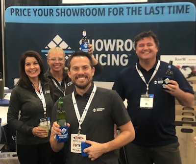 Pictured from Showroom Pricing are (left to right): Jackie Ulmer, customer success ninja; Kristen Stensby, co-owner; Jason Smith, co-owner; and Dave Holy, co-owner.