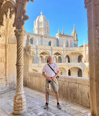 Putting my new hip to good use in Portugal.