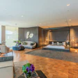 We manufactured custom wood flooring for this $36 million home in Brentwood, Calif.