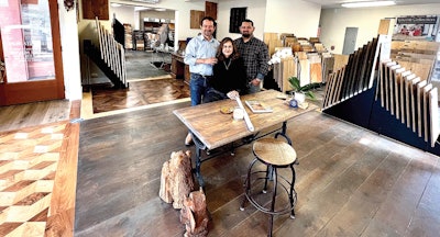 Today my wife, Patricia, and son, Dago Jr., are an essential part of my business. Here we are in the showroom I opened six years ago.