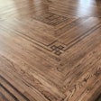 A 2022 refinish job on this circa-1902 floor shared by Michael Gwin.