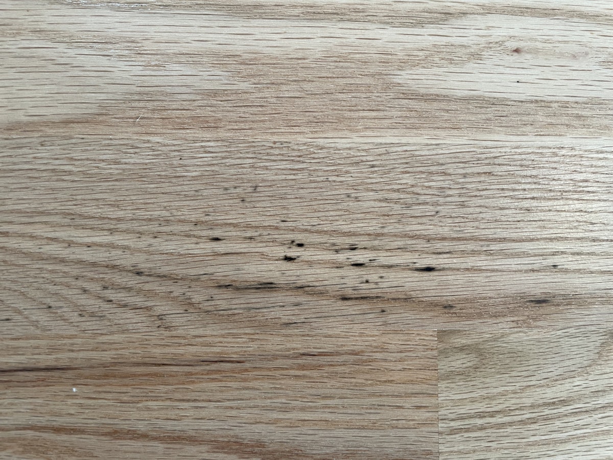 Wood Floor Mystery 13 These Black