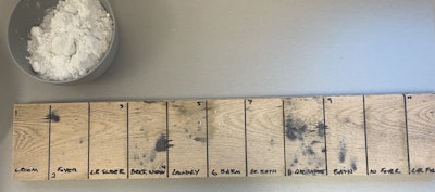 1 3 23 Photo 6 Blackstained Test Board