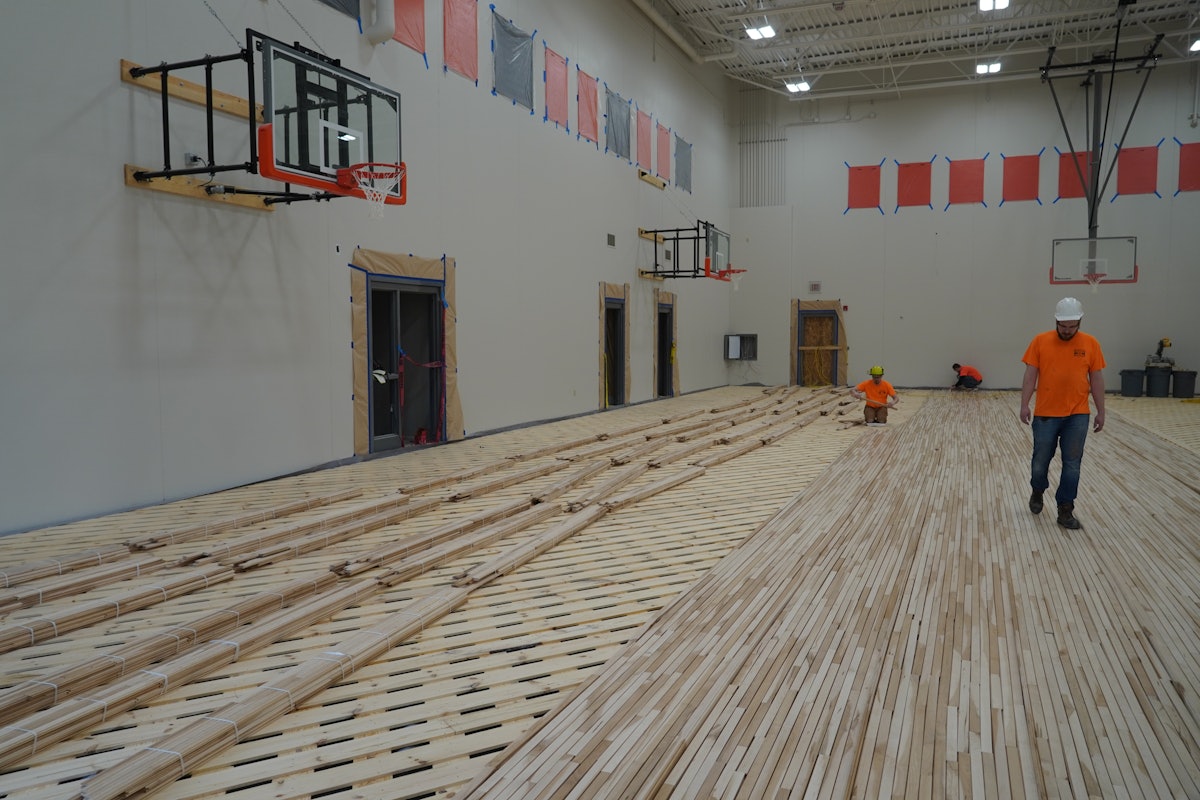 Maple Gym Floor Panel  Second Use Building Materials and Salvage