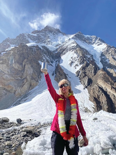 At age 62, wood floor pro Liliya Ianovskaia became the oldest woman to ever scale K2, the second-highest mountain on earth.