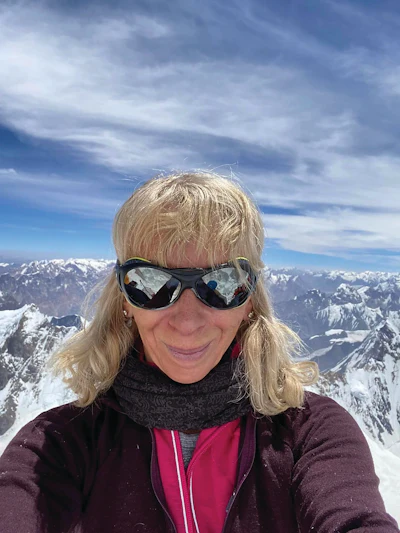 Now 63, Ianovskaia plans to continue following her passion for climbing above the clouds.