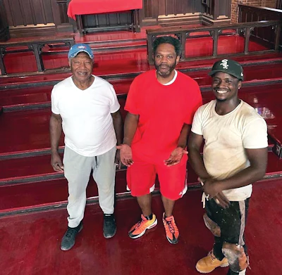 Three generations of NYC-based floor pros (left to right): Willie Bradley (grand-uncle), Kyle Kirkland (uncle) and Izaiah Barrow (nephew).