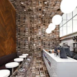 Madison Avenue's D'Espresso takes its library theme from the nearby New York Public Library, which sits a block away on 5th Avenue.