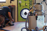 I always recommend that wood flooring contractors use two out of the three main ways to control dust on every job.