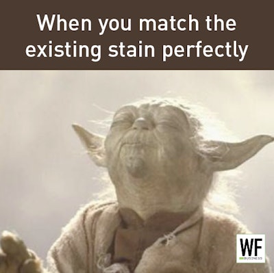 Yoda Match Existing Stain